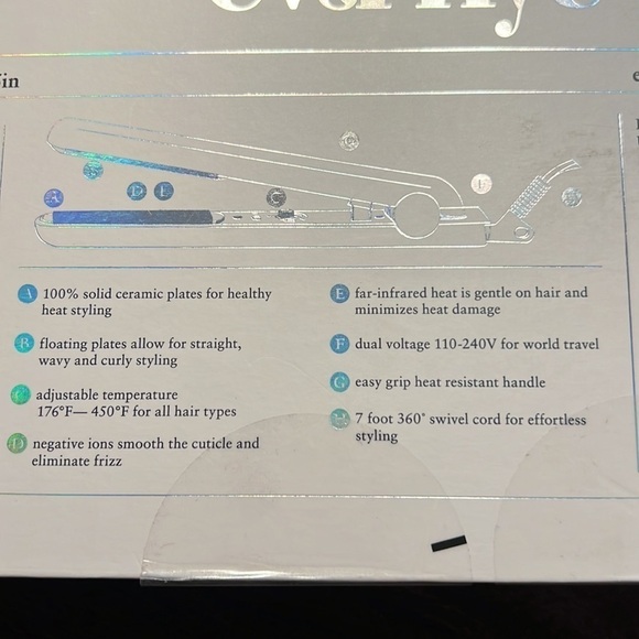 Healthy Heat Ceramic Styling Iron 1 1/4 Inch
1.25 IN - Picture 6 of 6